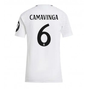 Billiga Real Madrid Eduardo Camavinga #6 Hemmatröja Dam 2024-25 Kortärmad